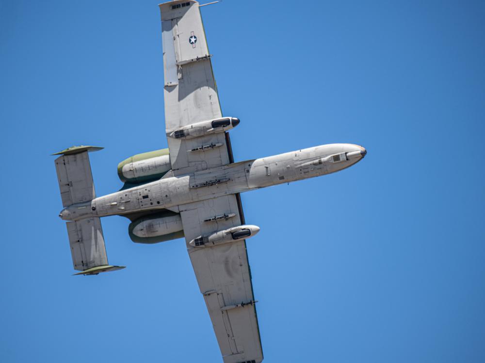 A-10 Thunderbolt flyover Whiteman AFB Kansas City Chiefs