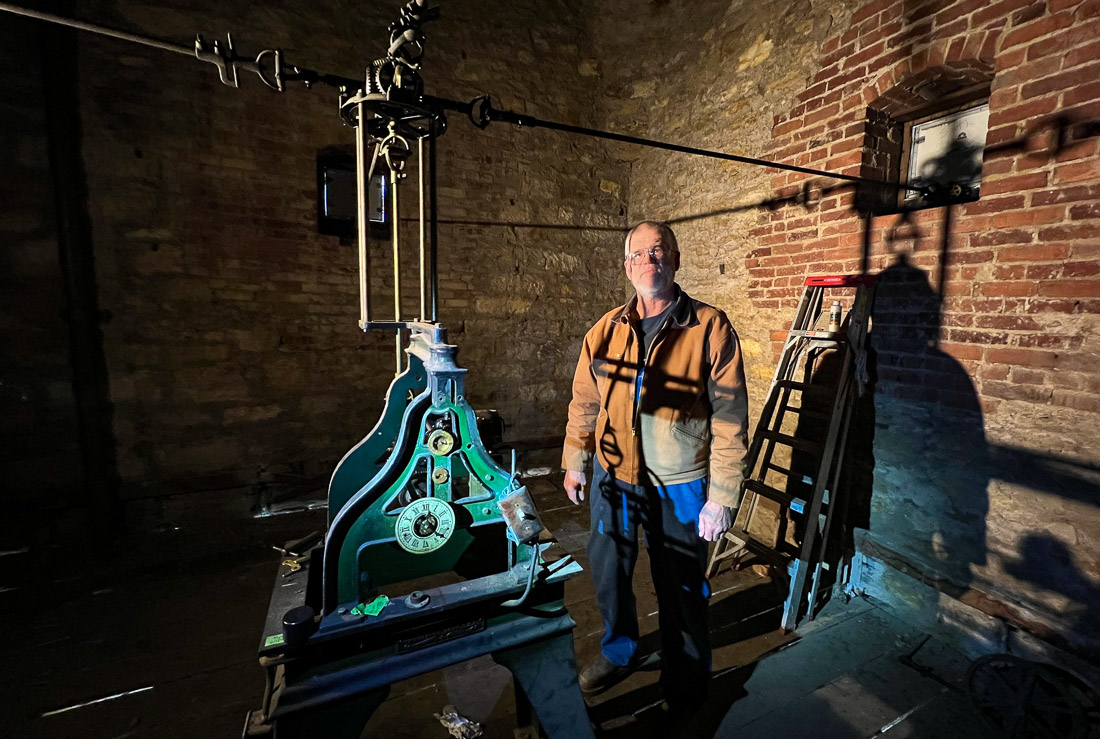 Eudora machinist creates gear to fix Douglas County courthouse clock