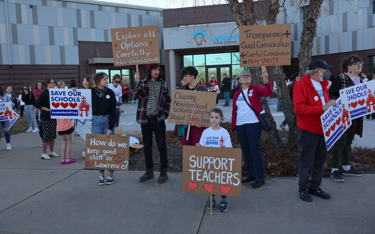 Lawrence School District Students, Staff And Community Members Rally ...