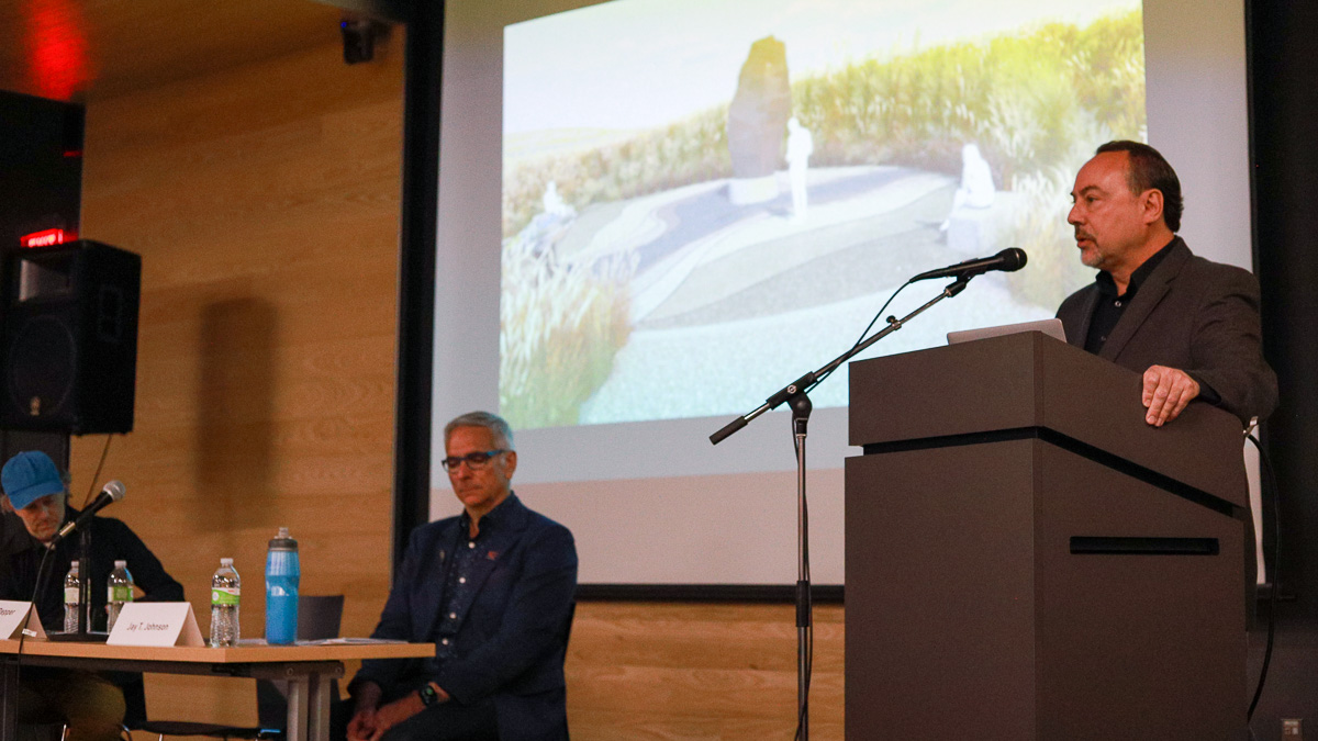 Leaders working to return Sacred Red Rock to Kaw Nation share updates with Lawrence crowd - Vimarsana News