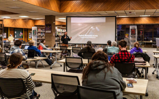Haskell symposium on climate change, childhood health themed around water