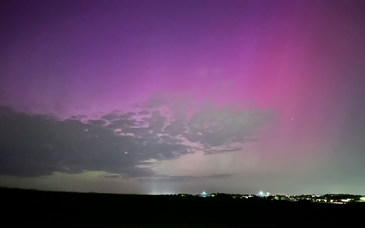 Photos Aurora borealis in Kansas The Lawrence Times