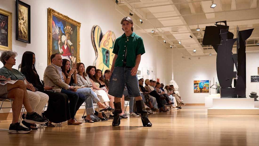 Brothers, both KU students, debut fall fashion collection at Spencer Art Museum runway show