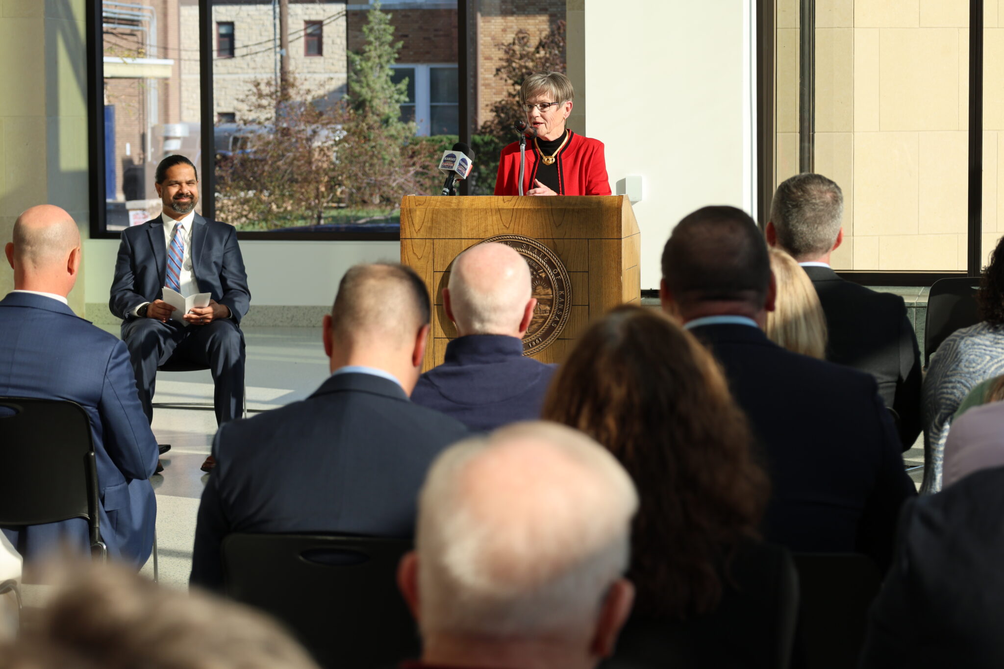 Kansas leaders honor new ‘front door’ to state government at Docking State Office Building