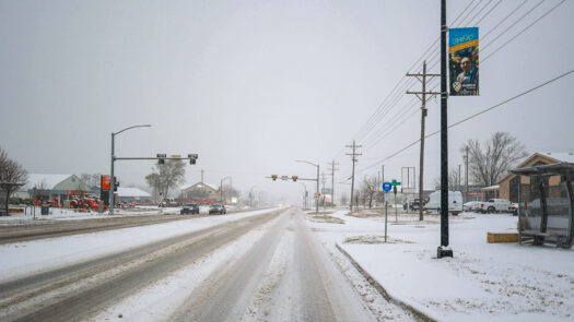 Crashes reported, some Lawrence Transit routes delayed amid dangerous road conditions