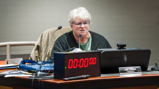 Larsen, Littlejohn share parting words as their city commission terms end