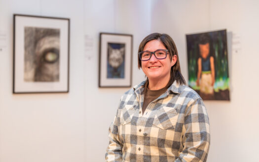 Haskell cultural center’s first student exhibitor says creating is medicine