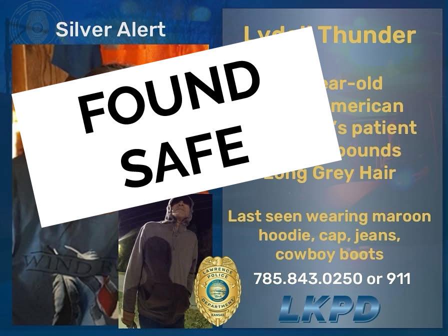 Update: Lawrence man, 70, found safe – The Lawrence Times
