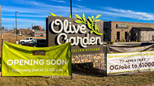 Lawrence Olive Garden set to open Feb. 2