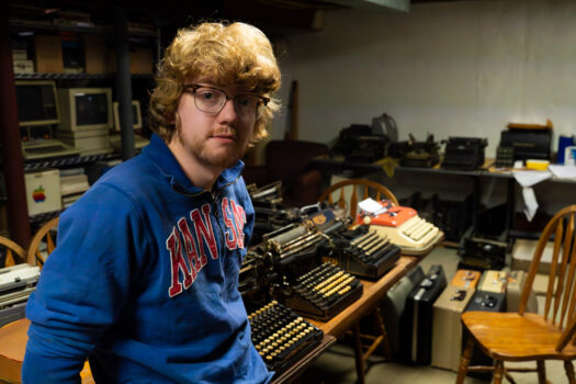 KU student repairs typewriters to preserve history and inspire new art