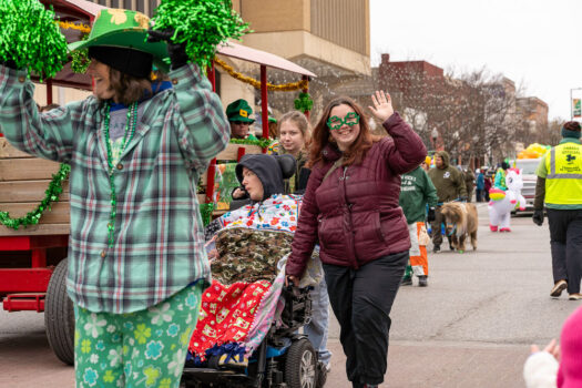 Crowds brave the cold for Lawrence St. Patrick’s Day Parade