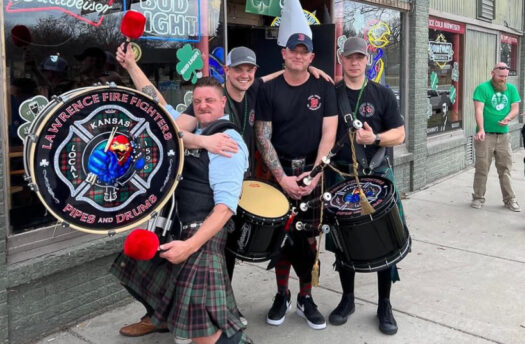 Firefighter bagpipe players, drummers to play at Lawrence bars on St. Patrick’s Day