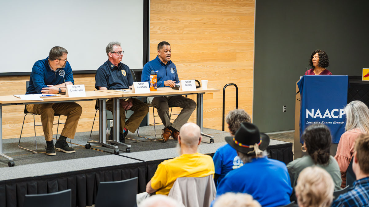 ‘We are not the national narrative’: Lawrence-area law enforcement heads address distrust