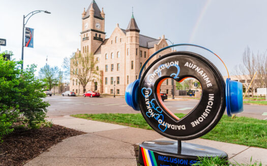 Lawrence’s Parade of Hearts installation celebrates disability inclusion