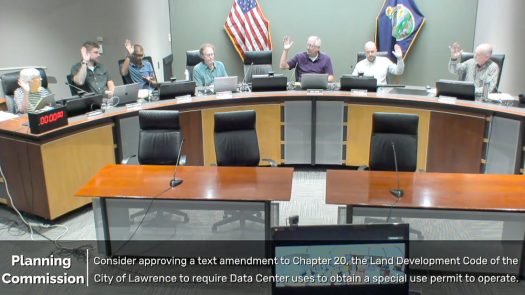 Planning commission approves a new barrier to data centers in Lawrence
