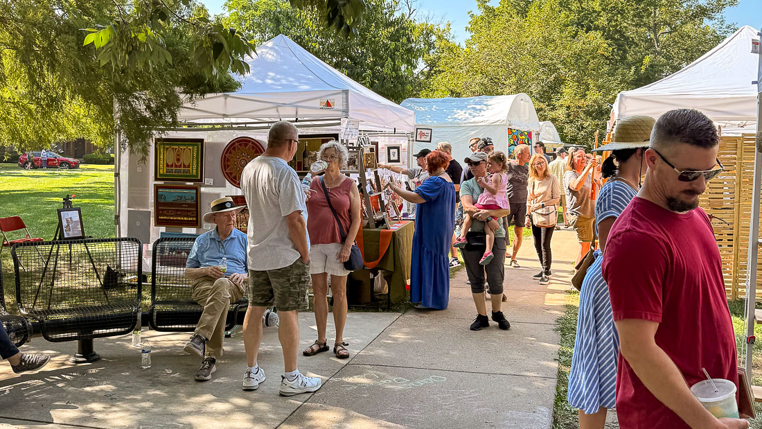 Meet 3 artists who will be at Art in the Park in Lawrence (Sponsored post)