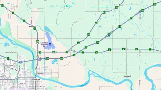 Kansas Turnpike Authority plans expansion of I-70 north and east of Lawrence