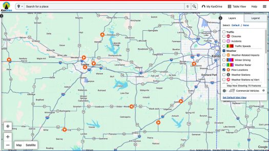 KDOT launches tool to track snowplows on Kansas highways